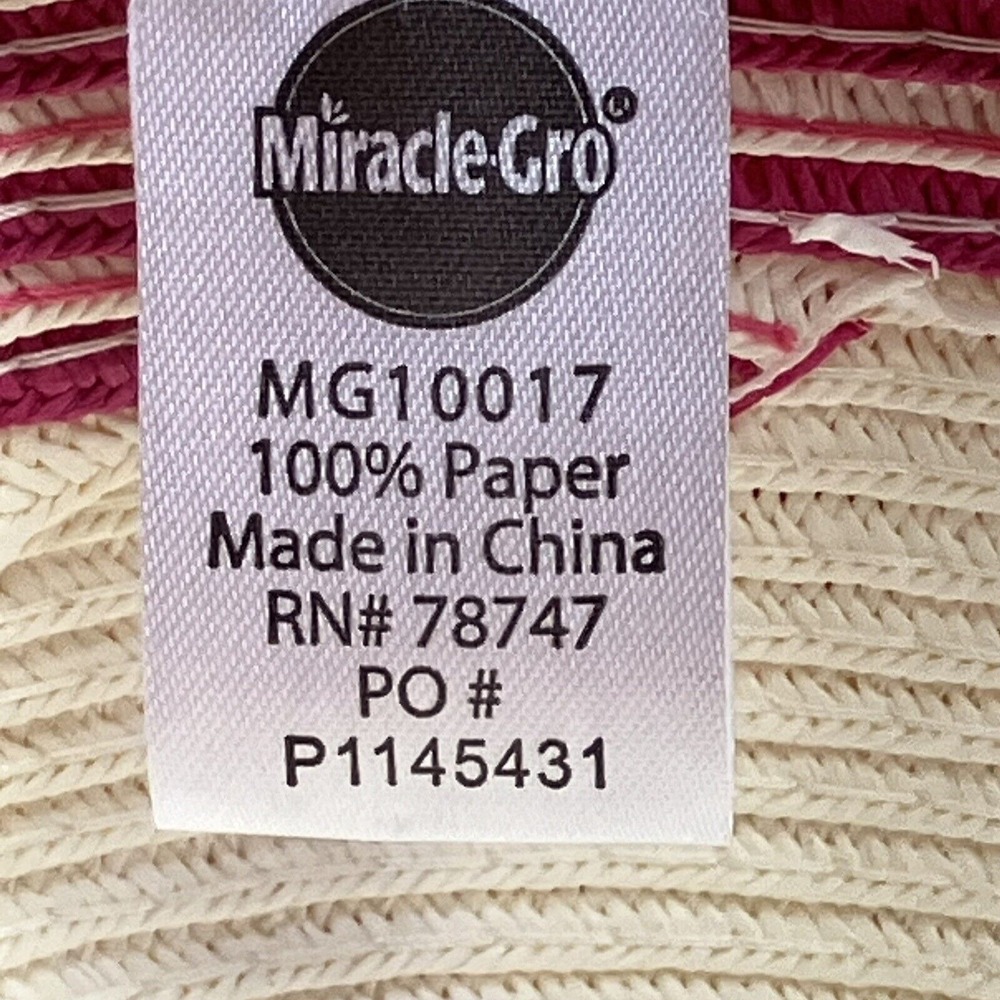 Miracle Grow Garden Hat / Women's / 30+ SPF / Pink / Sun Gardening Boating Beach - Picture 14 of 14